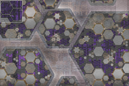 Mats by Mars: Quinfinity Amethyst Tabletop Wargaming Play Mat