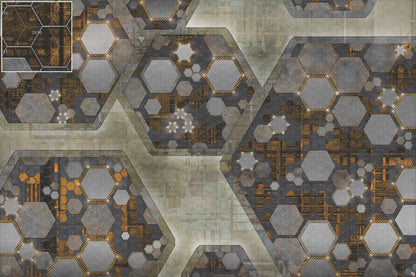 Mats by Mars: Quinfinity Citrine Tabletop Wargaming Play Mat