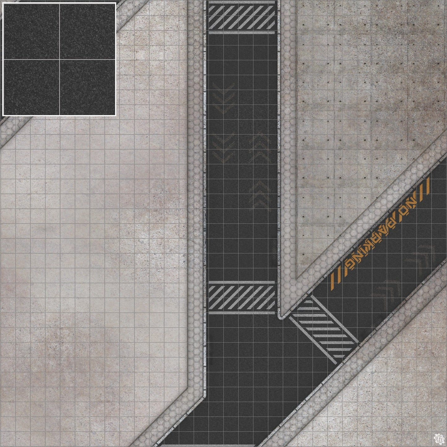 Mats by Mars: Hab Blok B Tabletop Wargaming Play Mat
