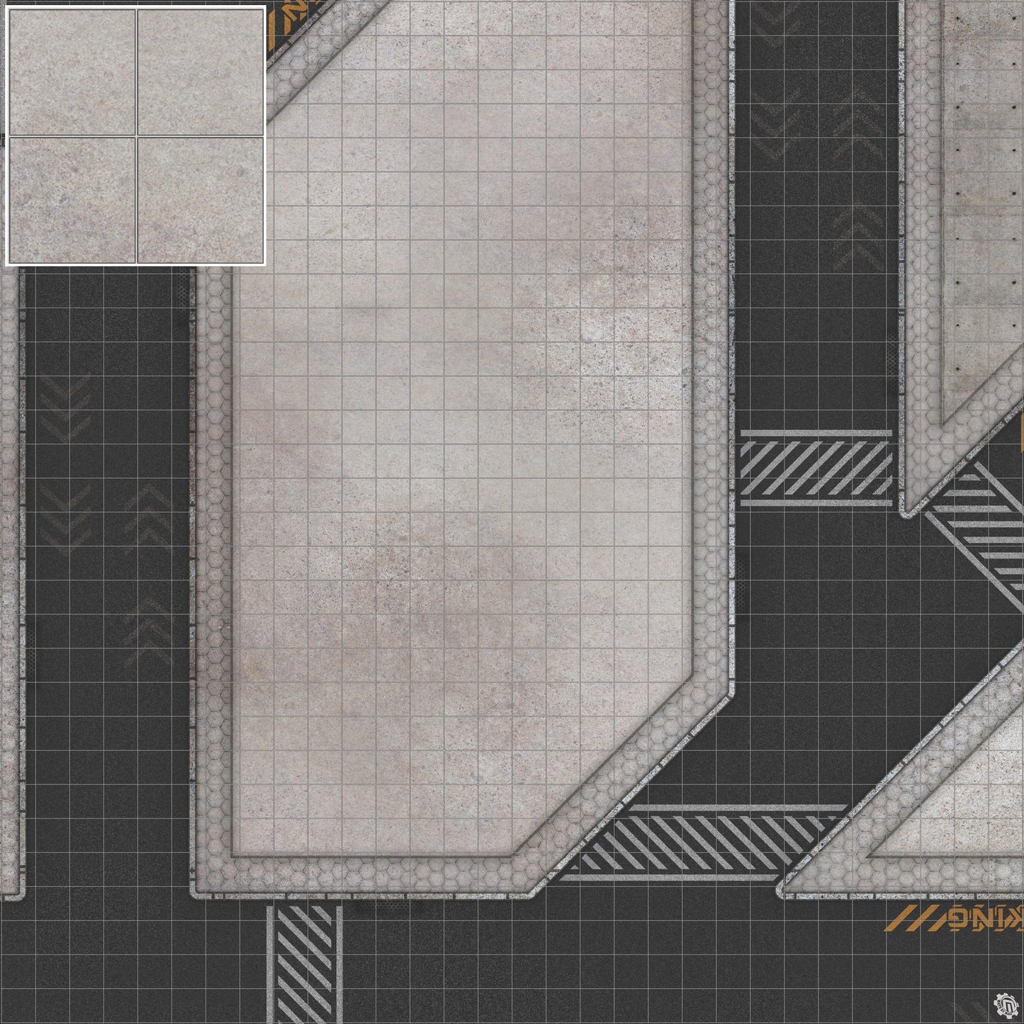 Mats by Mars: Hab Blok C Tabletop Wargaming Play Mat