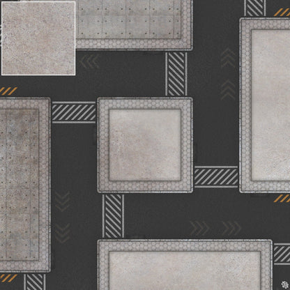 Mats by Mars: Hab Blok E Tabletop Wargaming Play Mat