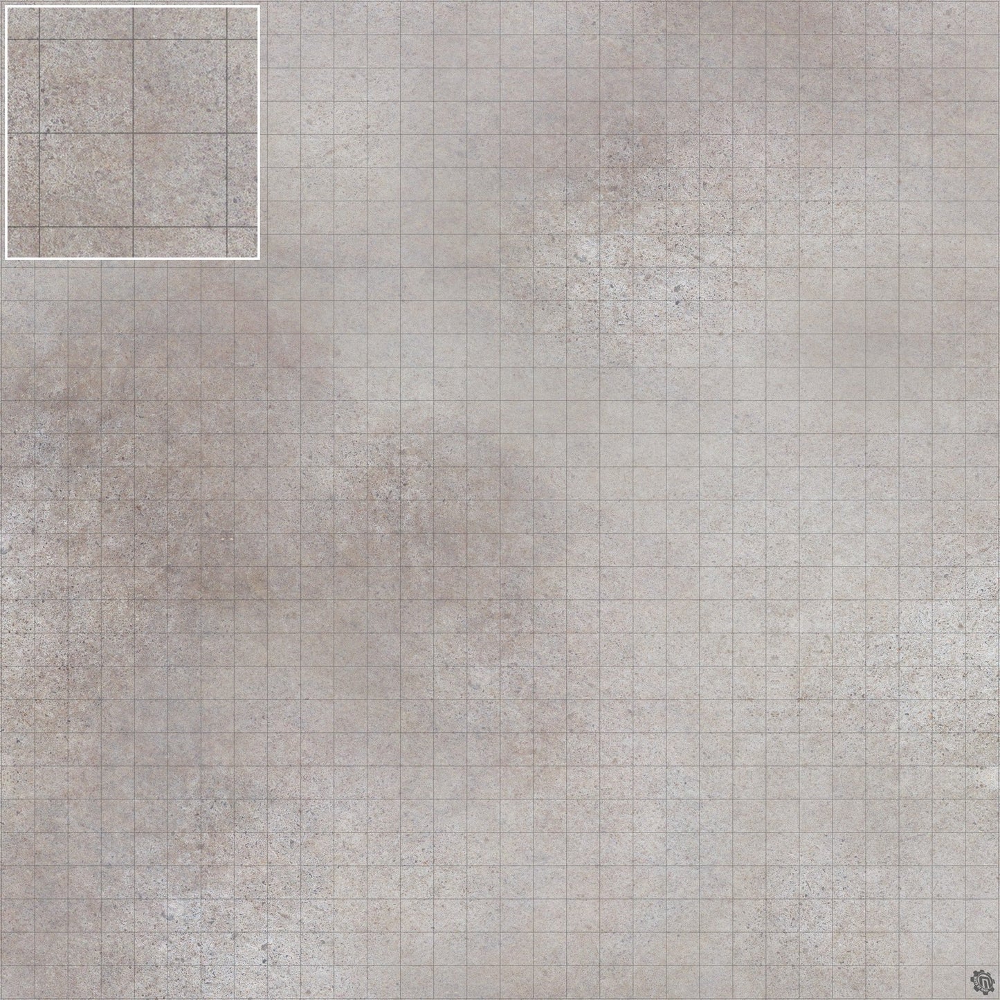 Mats by Mars: Koncrete Blok (Light) Tabletop Wargaming Play Mat