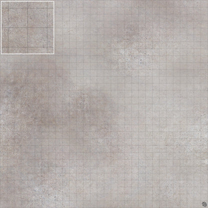 Mats by Mars: Koncrete Blok (Light) Tabletop Wargaming Play Mat