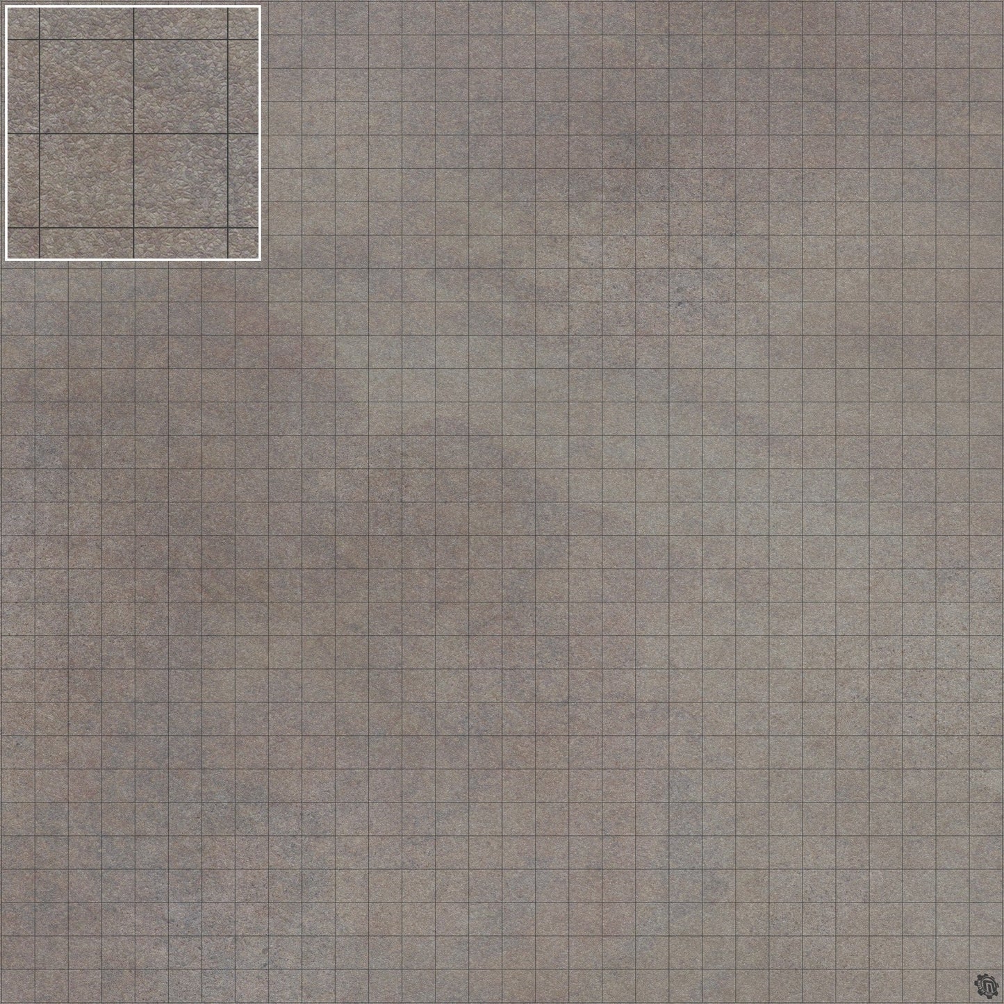 Mats by Mars: Koncrete Blok (Dark) Tabletop Wargaming Play Mat