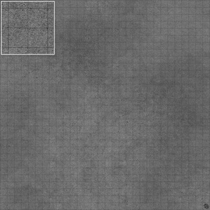 Mats by Mars: Koncrete Blok (Extra Dark) Tabletop Wargaming Play Mat