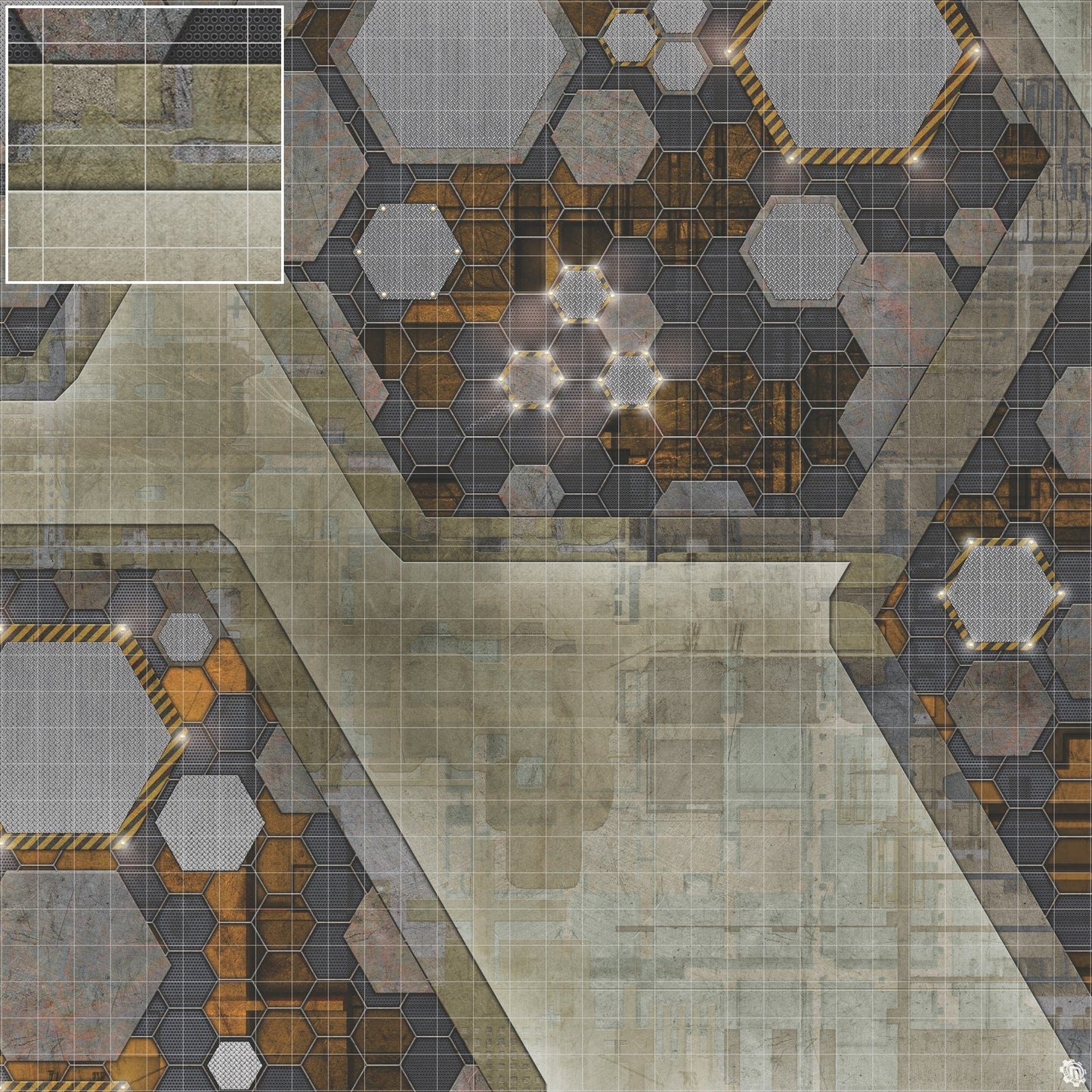 Mats by Mars: Quinfinity Citrine Tabletop Wargaming Play Mat