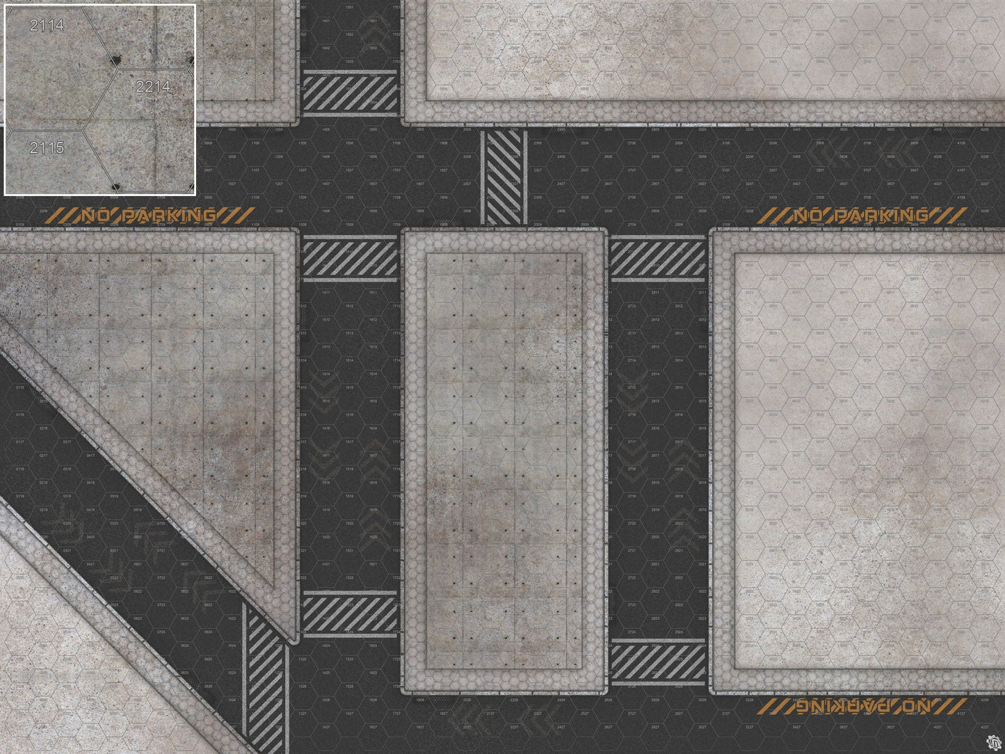 Mats by Mars: Hab Blok A Tabletop Wargaming Play Mat