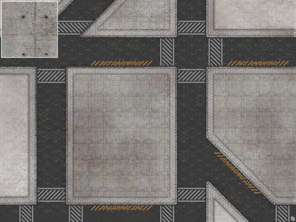 Mats by Mars: Hab Blok B Tabletop Wargaming Play Mat