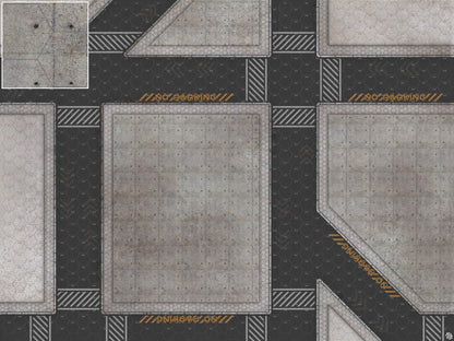 Mats by Mars: Hab Blok B Tabletop Wargaming Play Mat