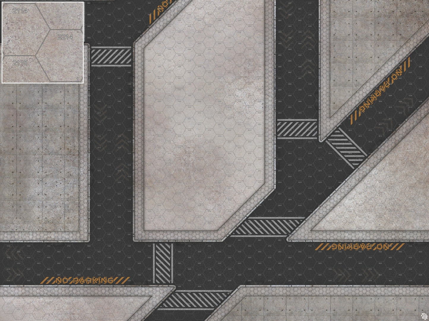 Mats by Mars: Hab Blok C Tabletop Wargaming Play Mat