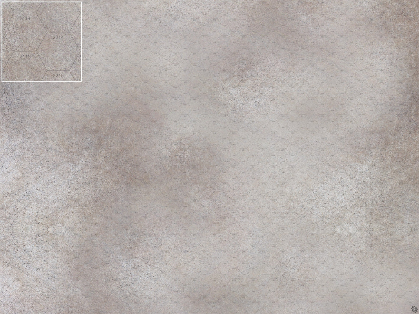Mats by Mars: Koncrete Blok (Light) Tabletop Wargaming Play Mat
