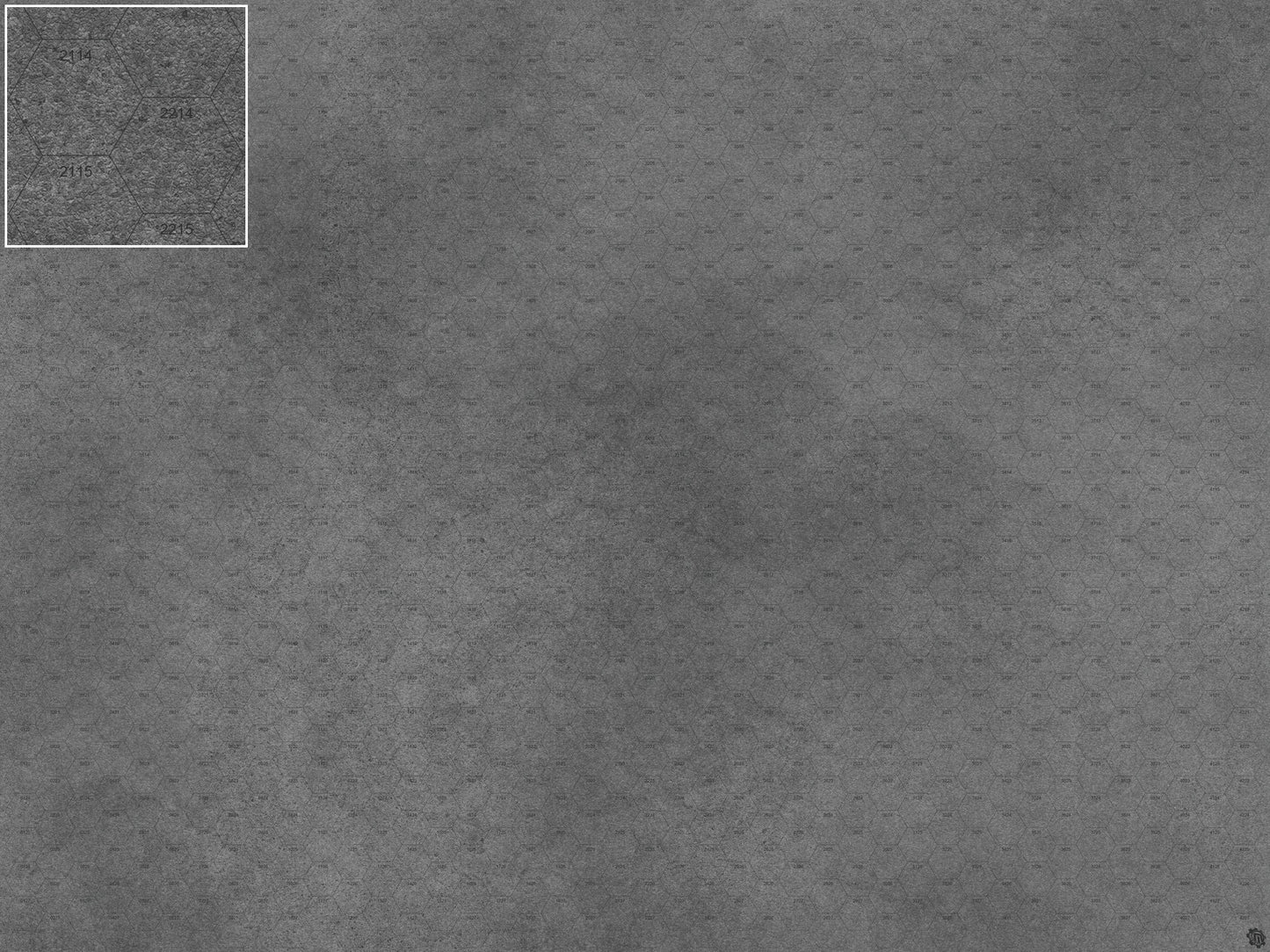 Mats by Mars: Koncrete Blok (Extra Dark) Tabletop Wargaming Play Mat