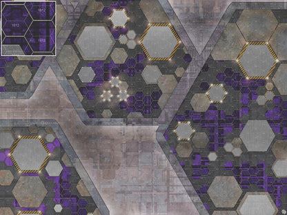 Mats by Mars: Quinfinity Amethyst Tabletop Wargaming Play Mat