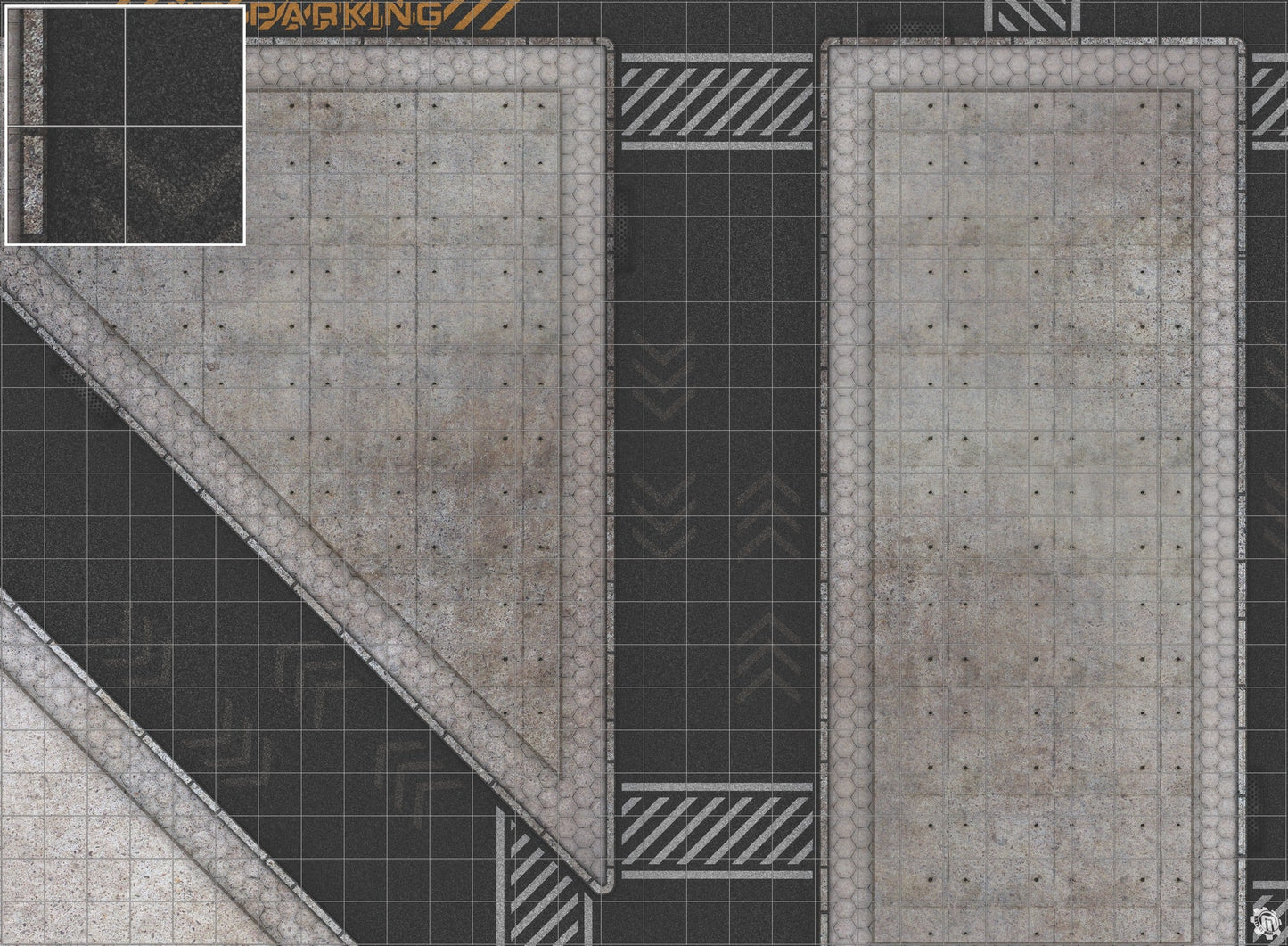 Mats by Mars: Hab Blok A Tabletop Wargaming Play Mat