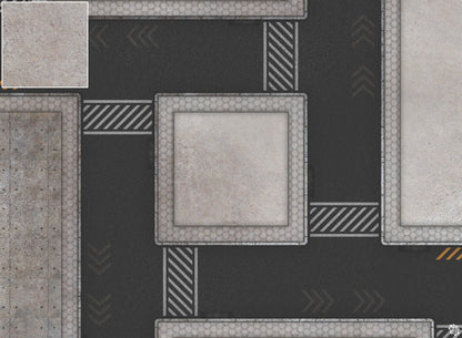 Mats by Mars: Hab Blok E Tabletop Wargaming Play Mat