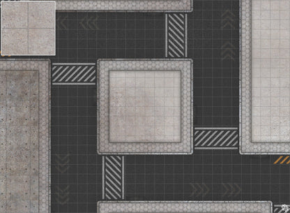 Mats by Mars: Hab Blok E Tabletop Wargaming Play Mat