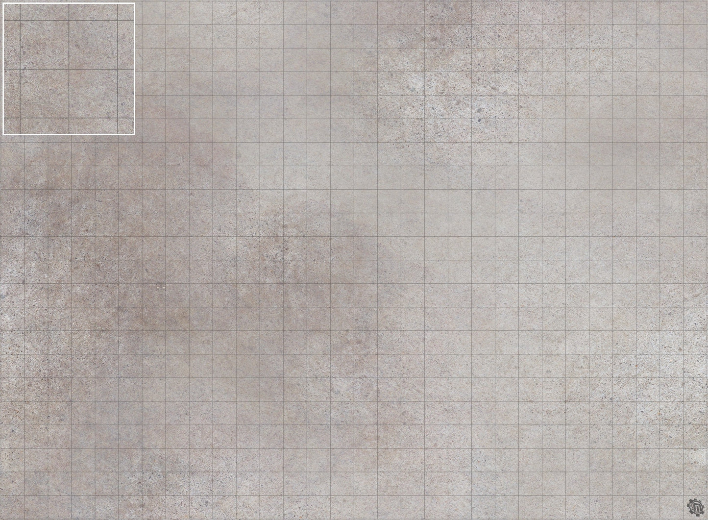 Mats by Mars: Koncrete Blok (Light) Tabletop Wargaming Play Mat