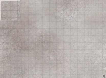 Mats by Mars: Koncrete Blok (Light) Tabletop Wargaming Play Mat