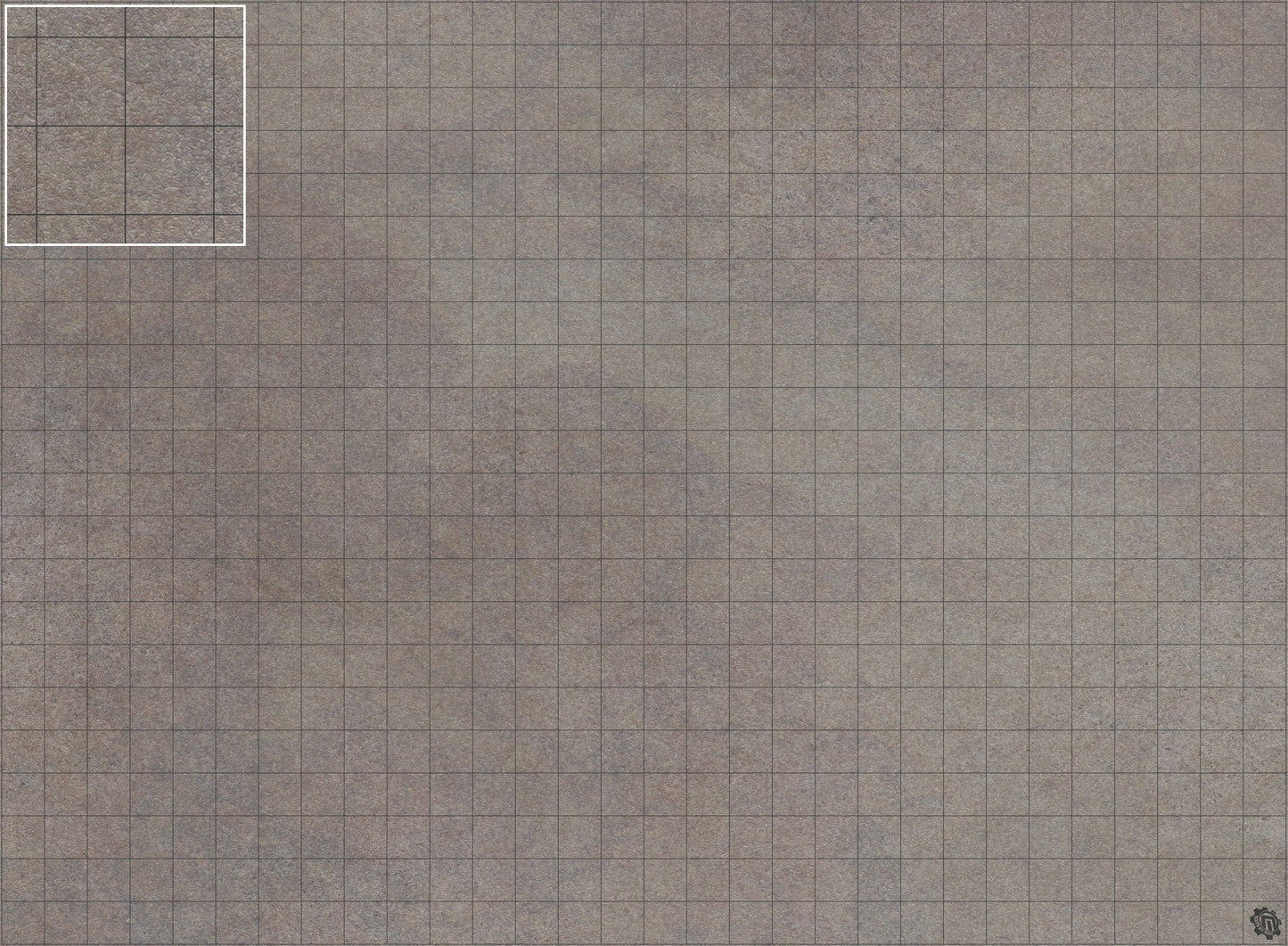 Mats by Mars: Koncrete Blok (Dark) Tabletop Wargaming Play Mat