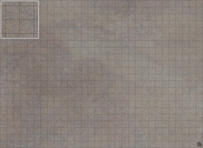 Mats by Mars: Koncrete Blok (Dark) Tabletop Wargaming Play Mat