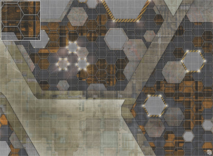 Mats by Mars: Quinfinity Citrine Tabletop Wargaming Play Mat