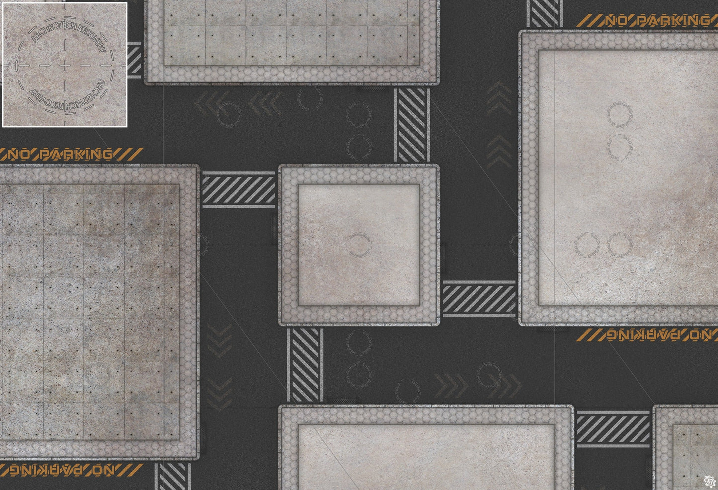 Mats by Mars: Hab Blok E Tabletop Wargaming Play Mat