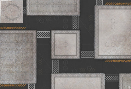 Mats by Mars: Hab Blok E Tabletop Wargaming Play Mat