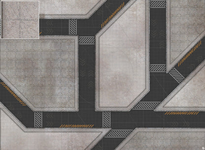 Mats by Mars: Hab Blok B Tabletop Wargaming Play Mat