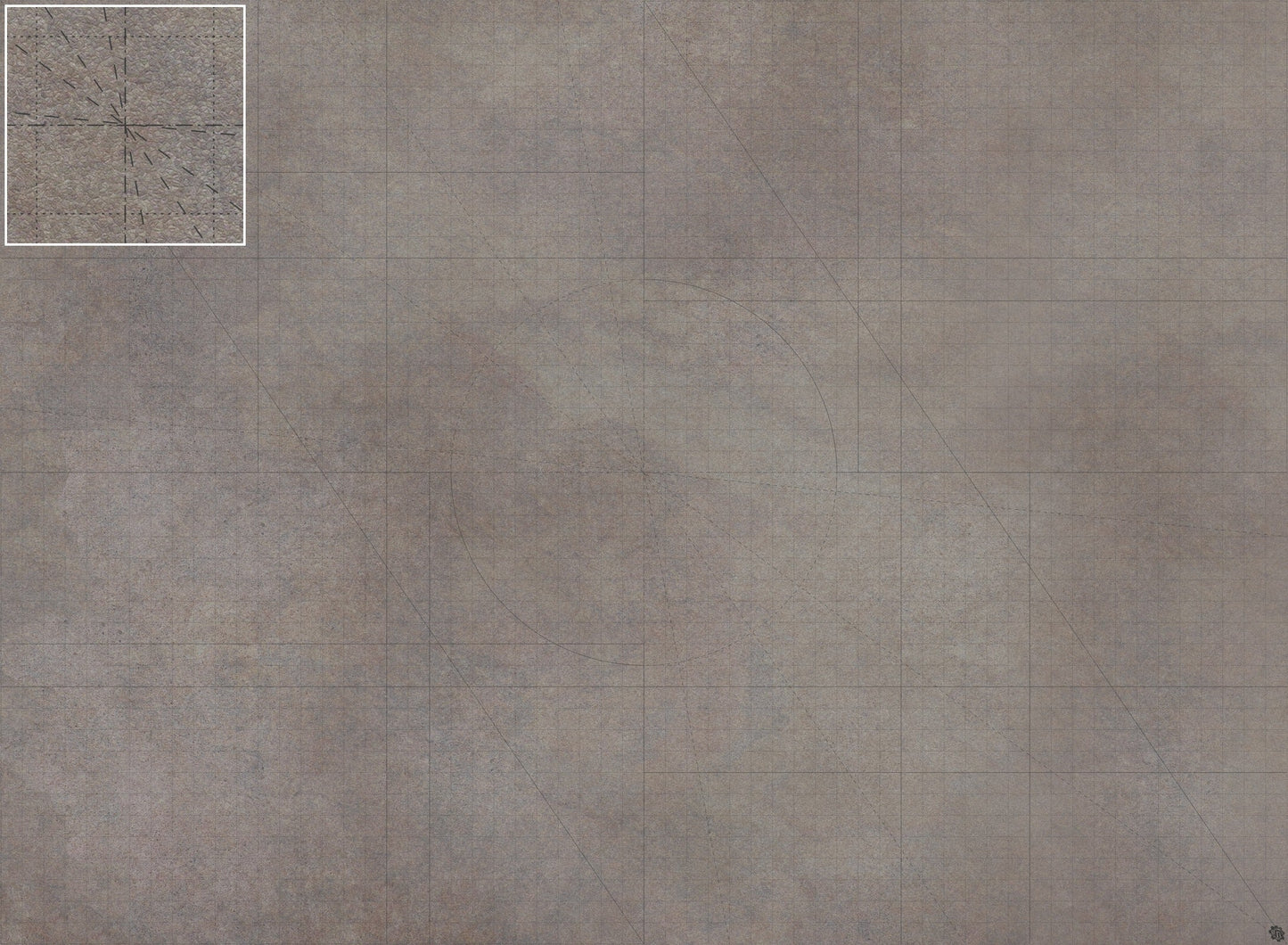 Mats by Mars: Koncrete Blok (Dark) Tabletop Wargaming Play Mat