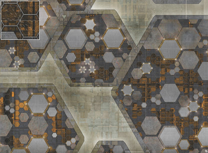 Mats by Mars: Quinfinity Citrine Tabletop Wargaming Play Mat