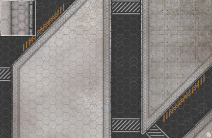 Mats by Mars: Hab Blok B Tabletop Wargaming Play Mat