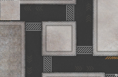 Mats by Mars: Hab Blok E Tabletop Wargaming Play Mat