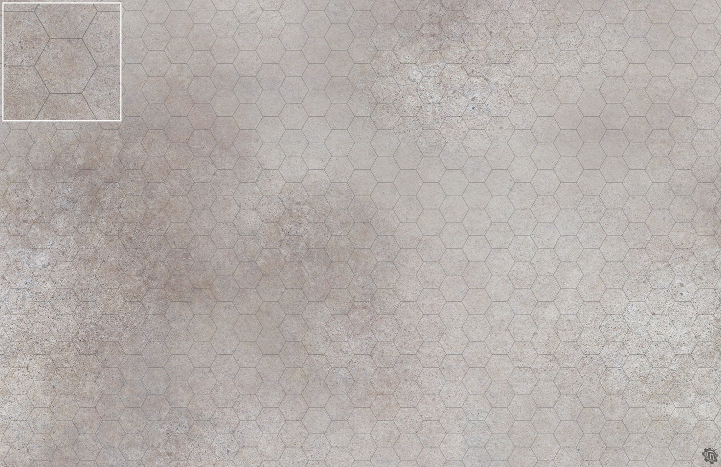 Mats by Mars: Koncrete Blok (Light) Tabletop Wargaming Play Mat