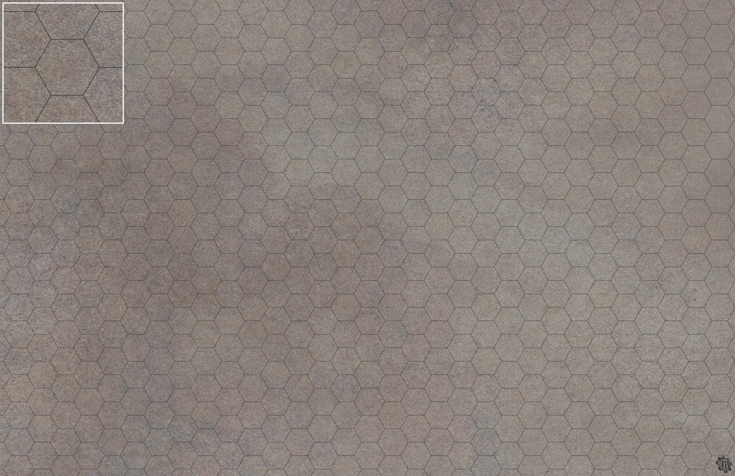 Mats by Mars: Koncrete Blok (Dark) Tabletop Wargaming Play Mat