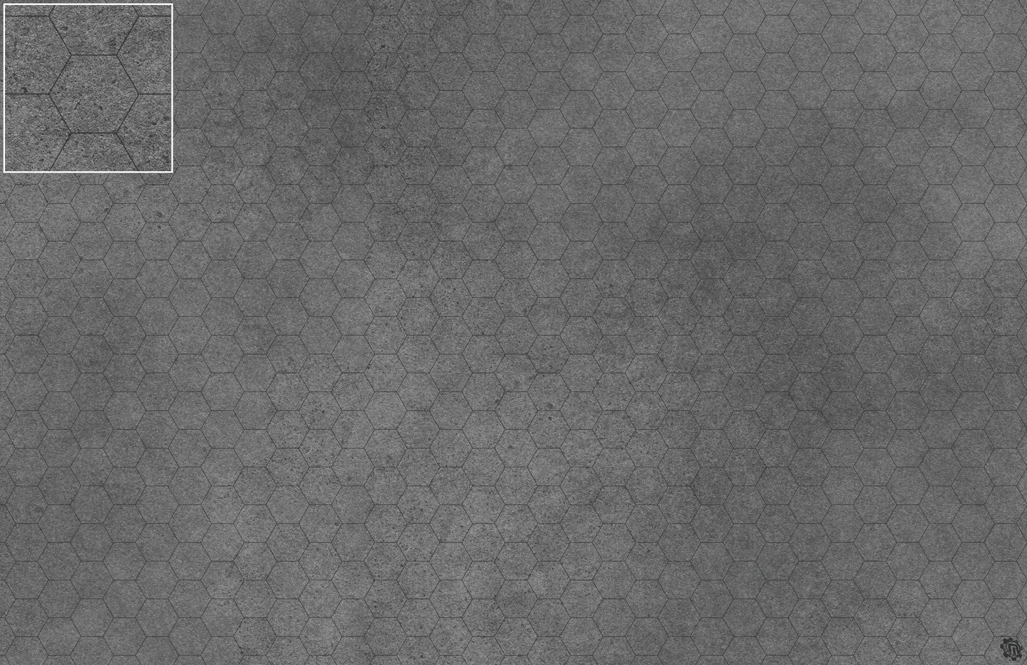 Mats by Mars: Koncrete Blok (Extra Dark) Tabletop Wargaming Play Mat