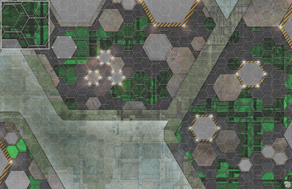 Mats by Mars: Quinfinity Jade Tabletop Wargaming Play Mat