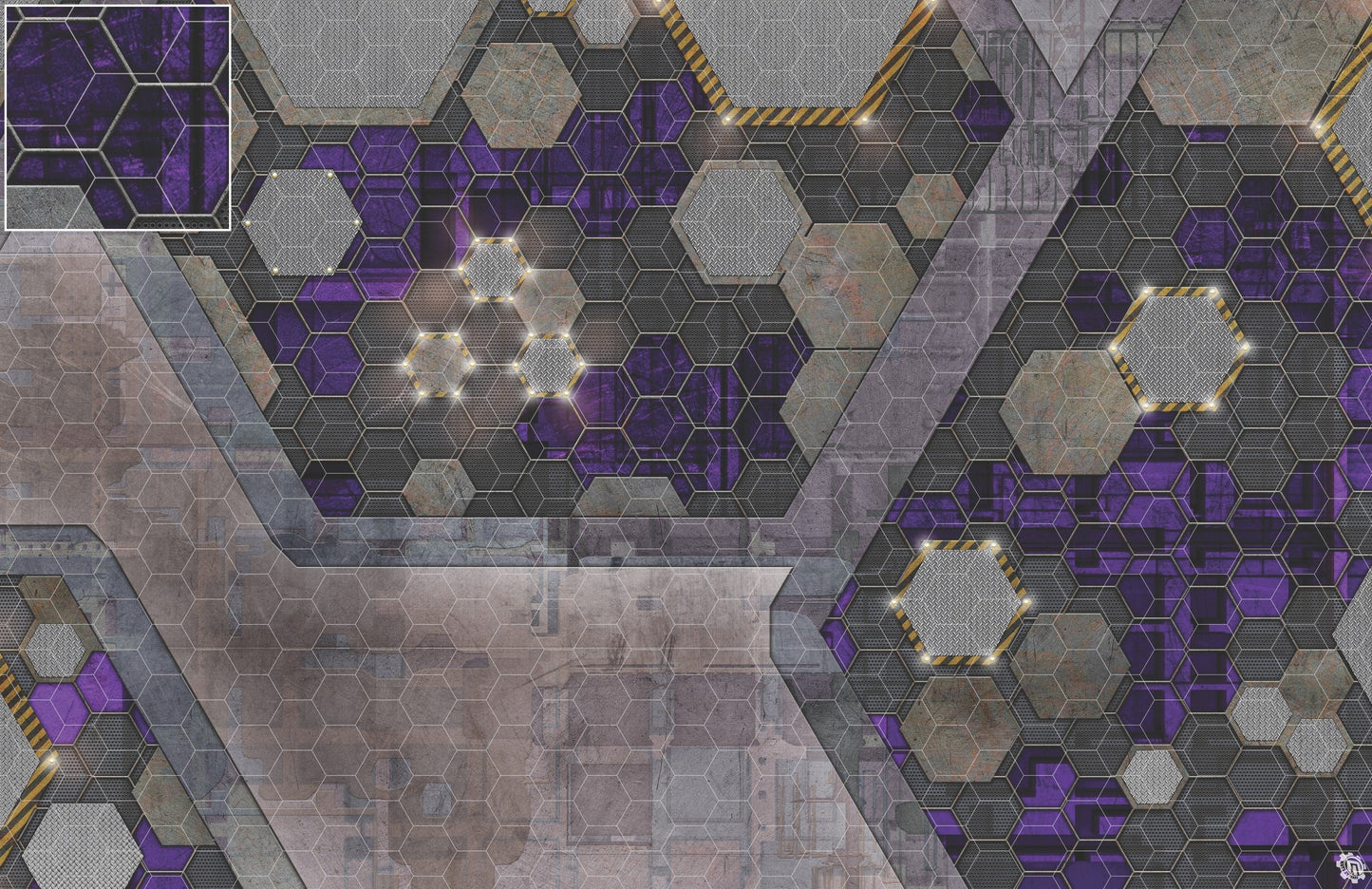Mats by Mars: Quinfinity Amethyst Tabletop Wargaming Play Mat