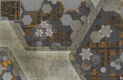Mats by Mars: Quinfinity Citrine Tabletop Wargaming Play Mat