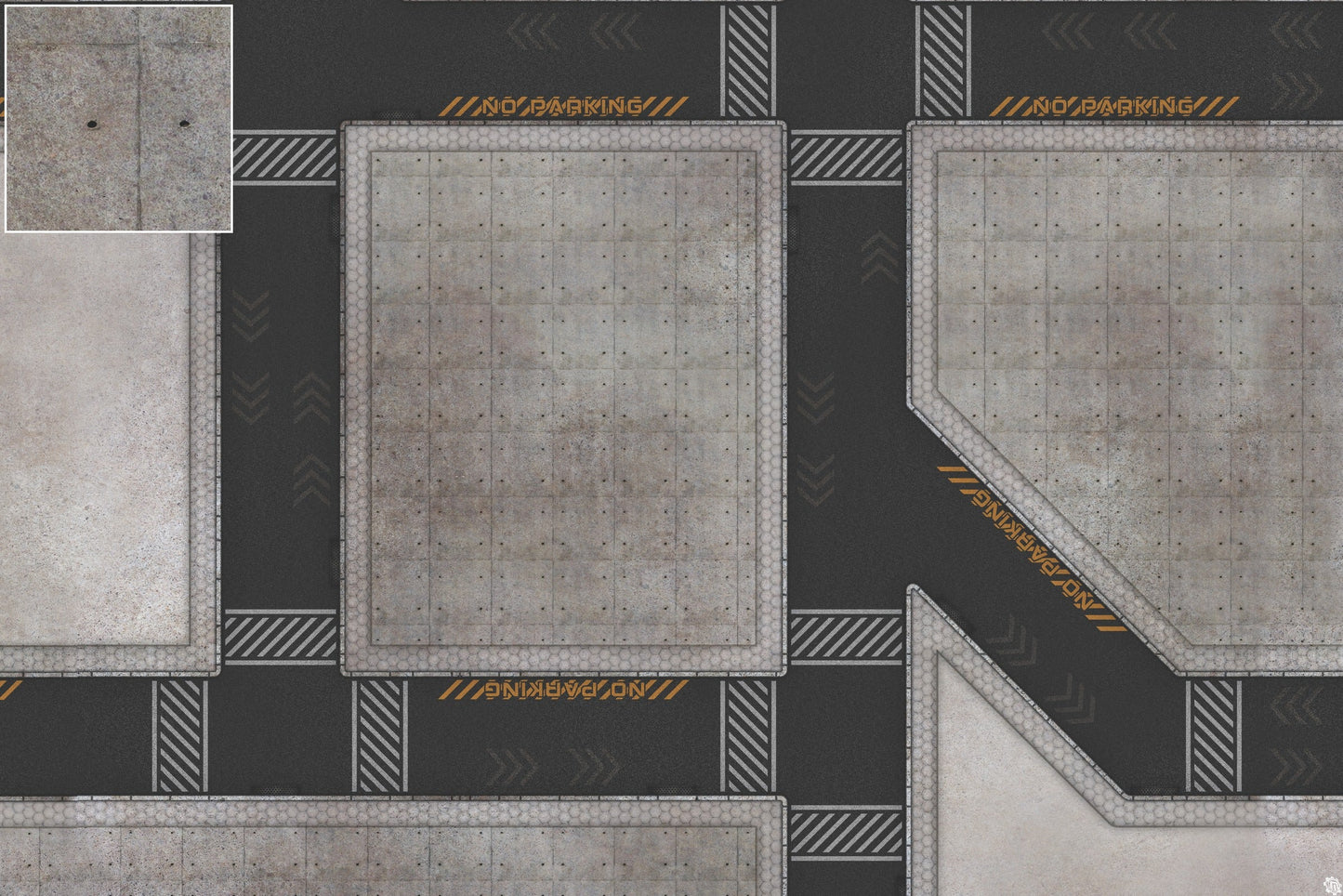 Mats by Mars: Hab Blok B Tabletop Wargaming Play Mat