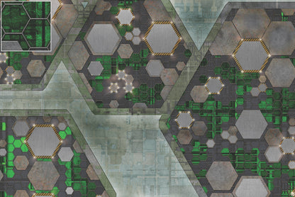 Mats by Mars: Quinfinity Jade Tabletop Wargaming Play Mat