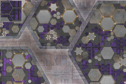 Mats by Mars: Quinfinity Amethyst Tabletop Wargaming Play Mat