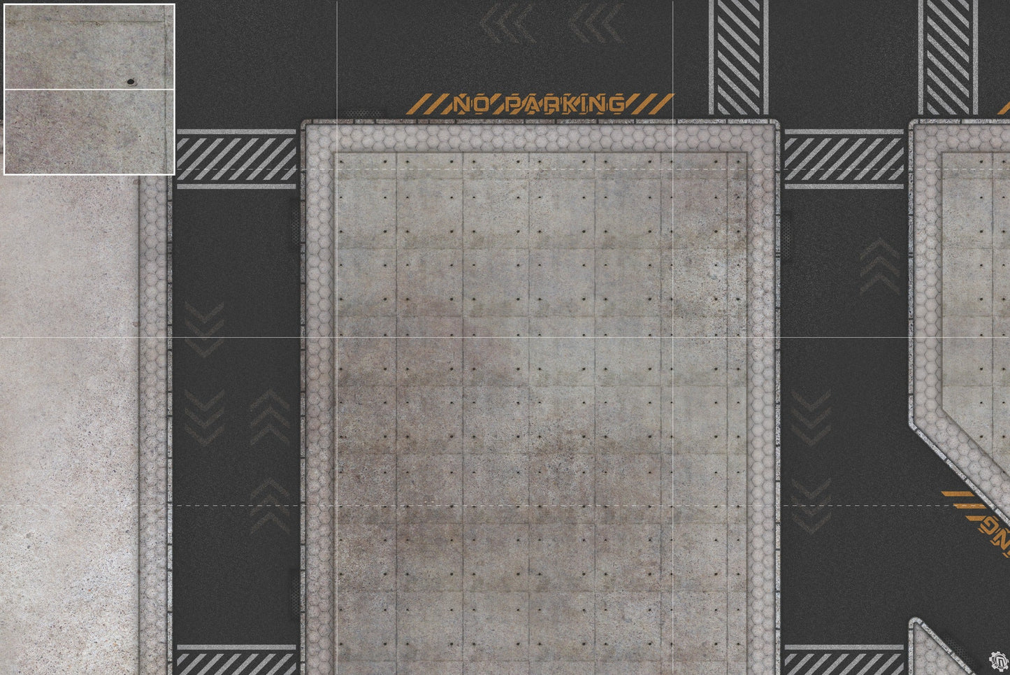 Mats by Mars: Hab Blok B Tabletop Wargaming Play Mat