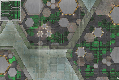 Mats by Mars: Quinfinity Jade Tabletop Wargaming Play Mat