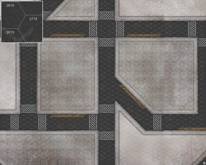 Mats by Mars: Hab Blok B Tabletop Wargaming Play Mat