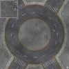 Mats by Mars: Crime Alley (Circle) Tabletop Wargaming Play Mat