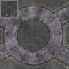 Mats by Mars: Victorian Alley (Circle) Tabletop Wargaming Play Mat