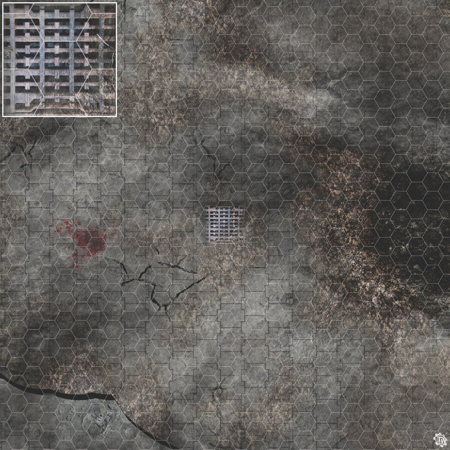 Mats by Mars: Urban Strike Tabletop Wargaming Play Mat