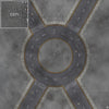 Mats by Mars: Crime Alley (Circle) Tabletop Wargaming Play Mat