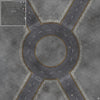 Mats by Mars: Crime Alley (Circle) Tabletop Wargaming Play Mat