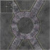 Mats by Mars: Victorian Alley (Circle) Tabletop Wargaming Play Mat